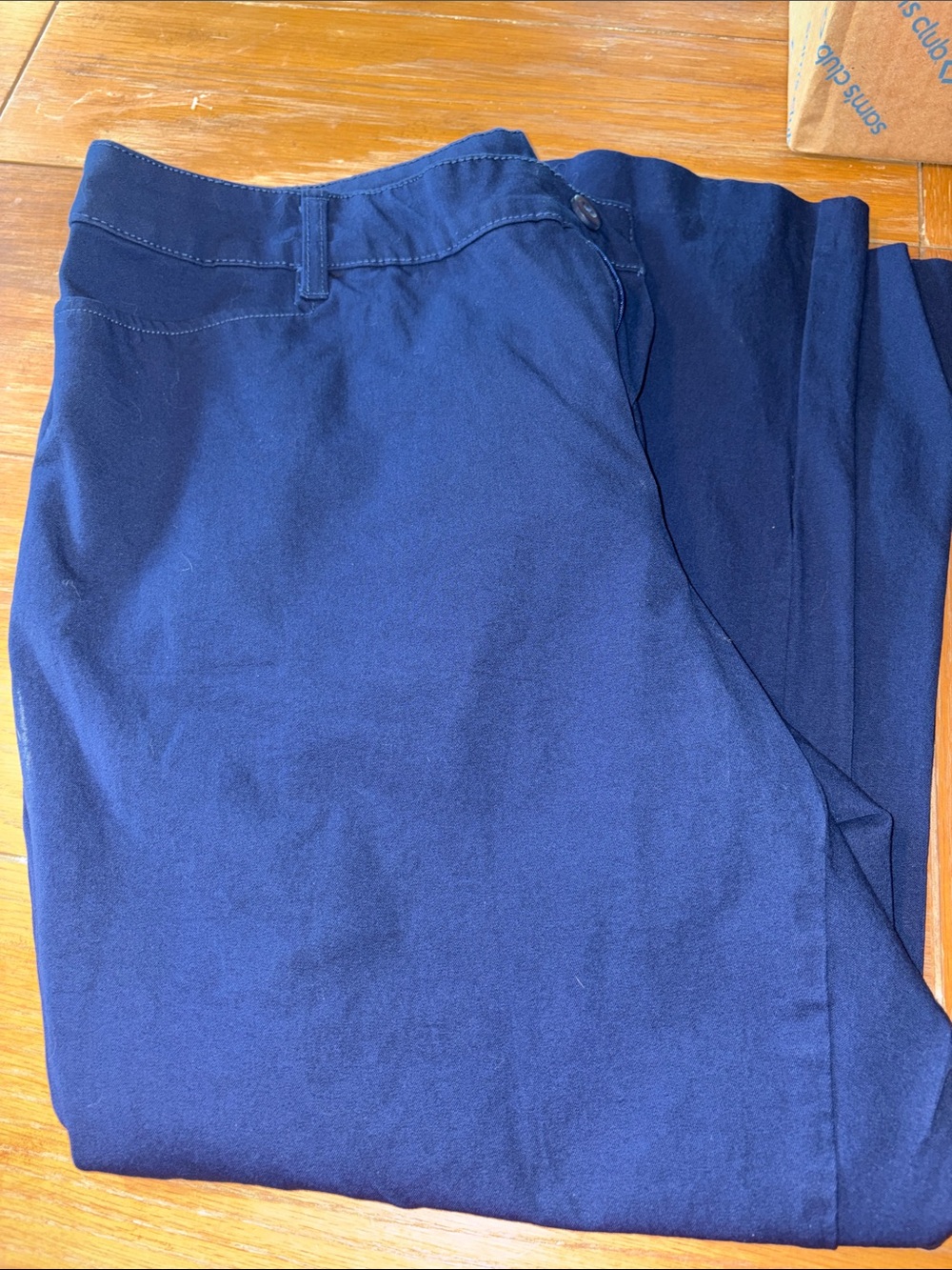 St. John's Bay Navy Straight-Leg Pants